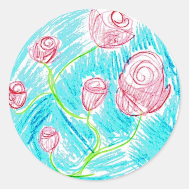 Noelle : Sticker rond (Devant)