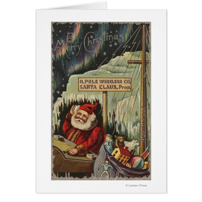 NoëlPère Noël au pôle Nord (Devant)