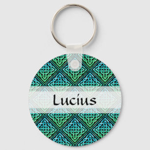 Noeud celtique personnalisé - Porte-clés bleu-vert