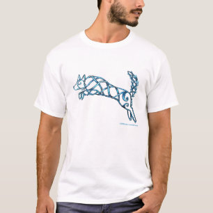 Noeud de border collie, T-shirt foncé