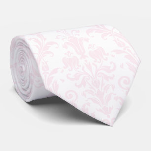 Nœud de cravate de mariage en damas floral acanthe