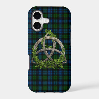 Noeud de trinité et tartan celtiques de militaires