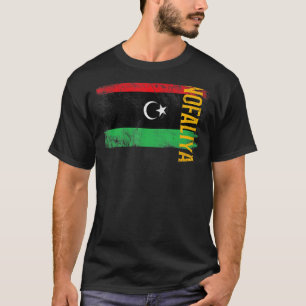 Nofaliya Libya Flag For Libyans Men Women Kids T-Shirt