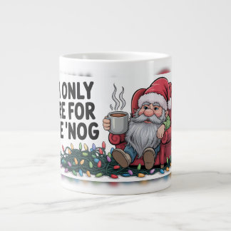 "Nog Only Santa" Large Coffee Mug