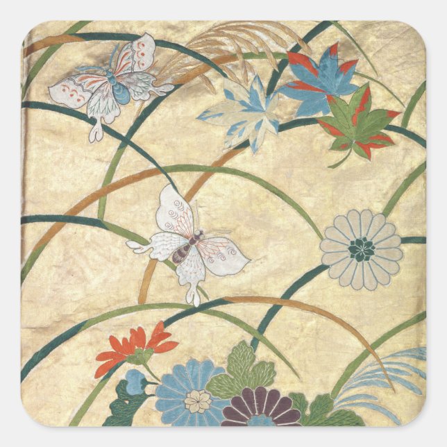 Noh Robe Square Sticker (Front)