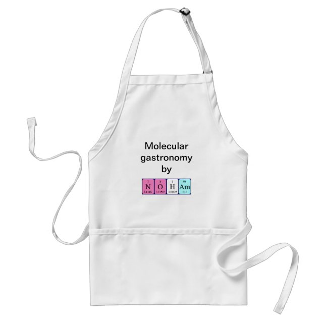 Noham periodic table name apron (Front)