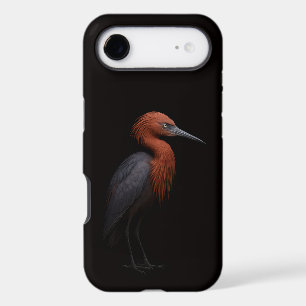 Noir 4 Luxe iPhone 17 Air, Aigrette rousse