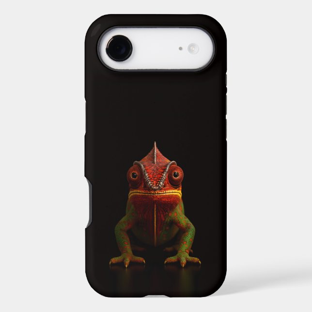 Noir 4 Luxe iPhone 17 Air Caméléon Panthère (Verso)