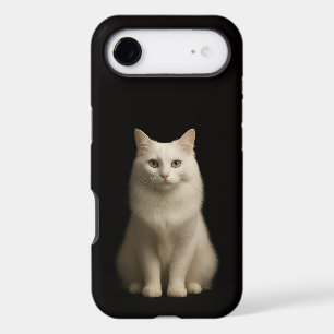 Noir 4 Luxe iPhone 17 Air Chat Turc d'Angora