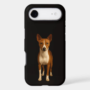 Noir 4 Luxe iPhone 17 Air, Chien Basenji Classeux