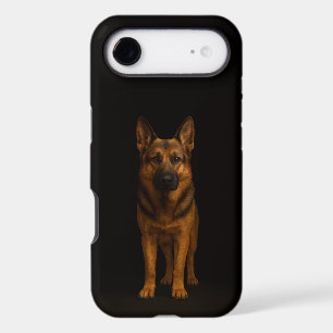 Noir 4 Luxe iPhone 17 Air, Chien Berger Allemand