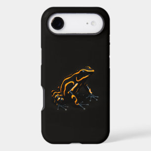 Noir 4 Luxe iPhone 17 Air, Grenouille Orange Noir