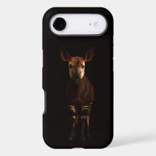 Noir 4 Luxe iPhone 17 Air, Okapi de la Forêt