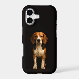 Noir 4 Luxe iPhone 17 Mate, Beagle Gentil