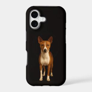 Noir 4 Luxe iPhone 17 Mate, Chien Basenji Classeux