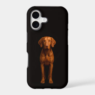 Noir 4 Luxe iPhone 17 Mate, Chien Vizsla Agile