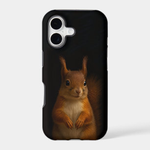 Noir 4 Luxe iPhone 17 Mate, Écureuil roux