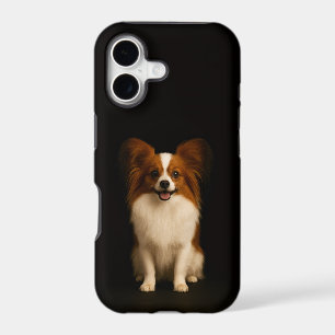 Noir 4 Luxe iPhone 17 Mate, Papillon Raffiné