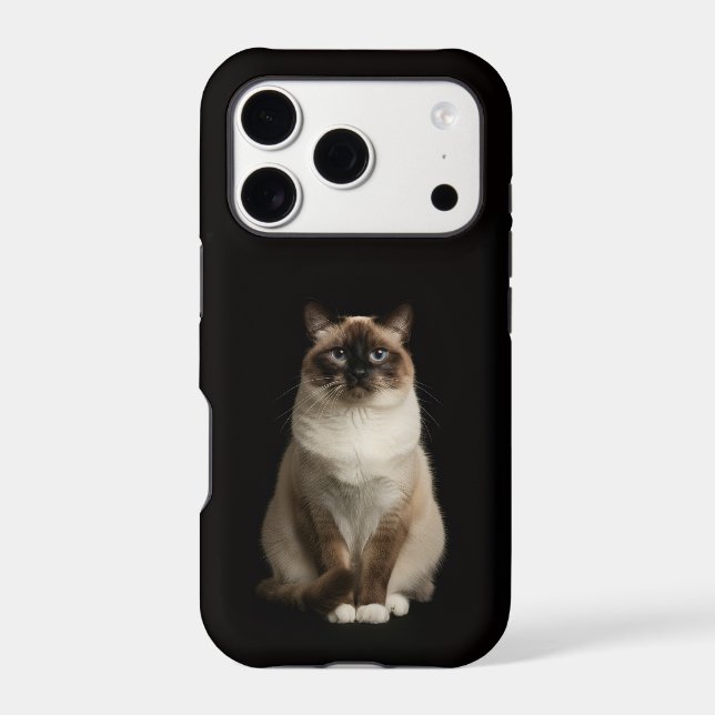 Noir 4 Luxe iPhone 17 Pro, Chat Birman (Verso)