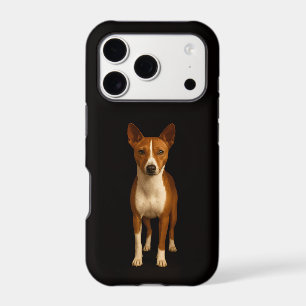 Noir 4 Luxe iPhone 17 Pro, Chien Basenji Classeux