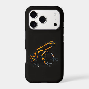 Noir 4 Luxe iPhone 17 Pro, Grenouille Noir Orange