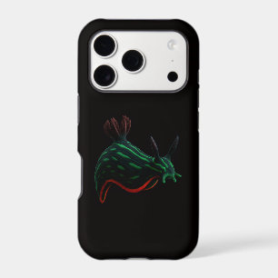 Noir 4 Luxe iPhone 17 Pro, Limace de mer Néon