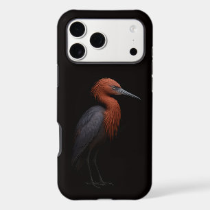 Noir 4 Luxe iPhone 17 Pro Max, Aigrette rousse