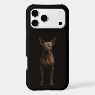 Noir 4 Luxe iPhone 17 Pro Max, Chien Pila d'Argent