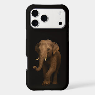 Noir 4 Luxe iPhone 17 Pro Max, Éléphant d'Inde