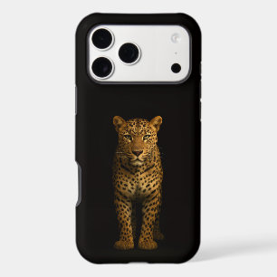 Noir 4 Luxe iPhone 17 Pro Max, Léopard Majestueux