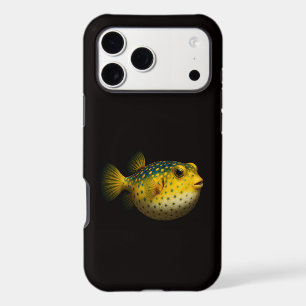 Noir 4 Luxe iPhone 17 Pro Max Poisson-Lune Jaune