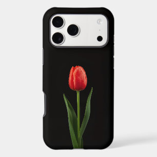 Noir 4 Luxe iPhone 17 Pro Max, Tulipe Rouge Rubis
