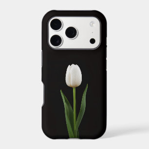 Noir 4 Luxe iPhone 17 Pro, Tulipe Blanc Perle