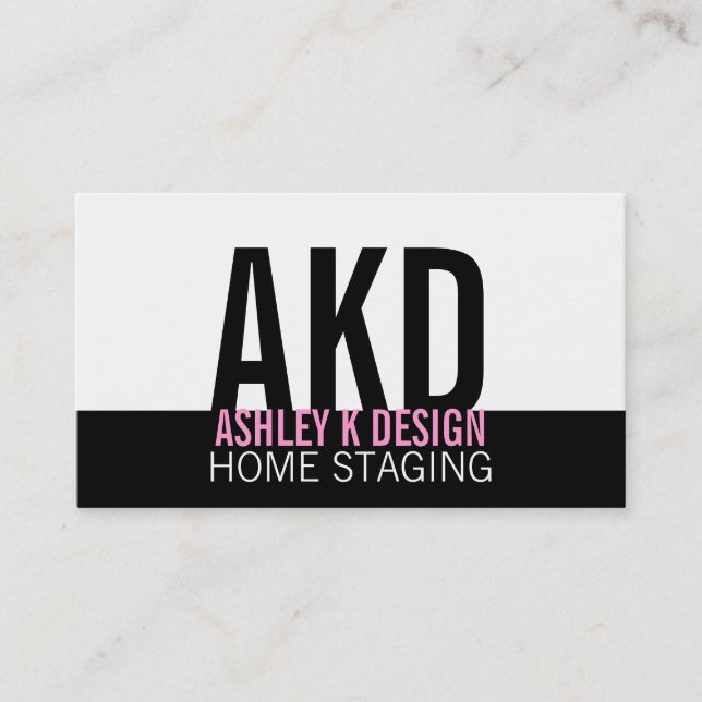 Noir à la maison moderne de rose de carte de (Devant)