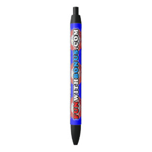 Noir Amusement avec le stylo de site Web de