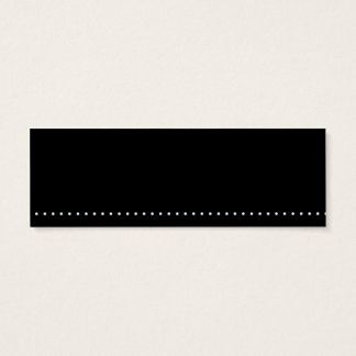 Noir avec carte Skinny à points blancs