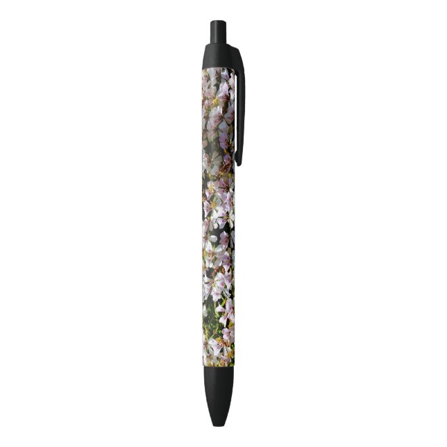 Noir Beau stylo d'orchidée (Bas (Vertical))