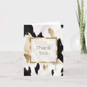 Noir Blanc Glam Cowhal Sud-Ouest Merci