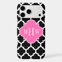 Noir Blanc Marocain #5 Rose Chaud #2 Monogramme No
