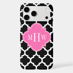Noir Blanc Marocain #5 Rose Chaud #2 Monogramme No