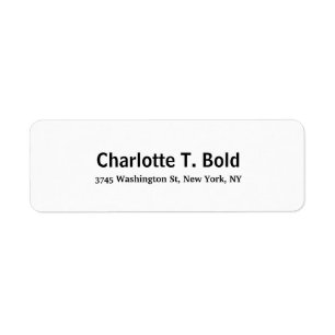 Noir Blanc Moderne Tendance Design Élégant Texte G