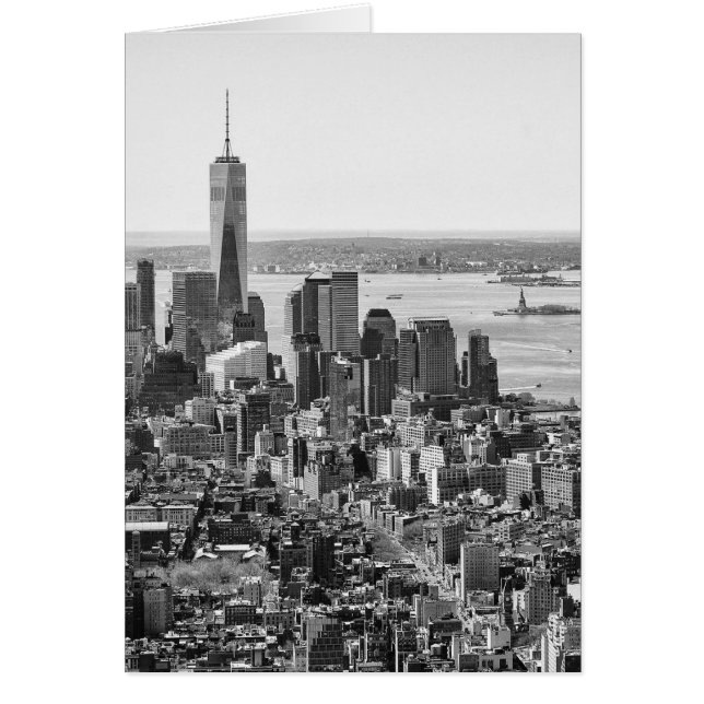Noir blanc New York City Skyline (Devant)