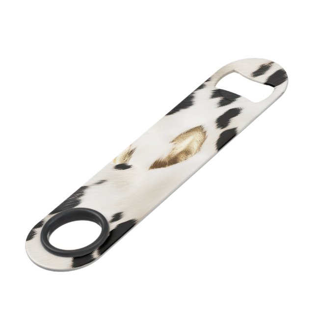 Noir Blanc Or Sud-Ouest Cuir Mariage (Devant angulaire)