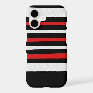 Noir Blanc Rouge Cool Motifs simples