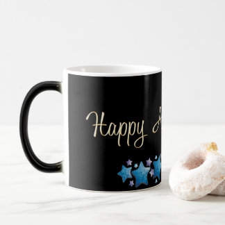 Noir/blanc tasse Morphing de 11 onces