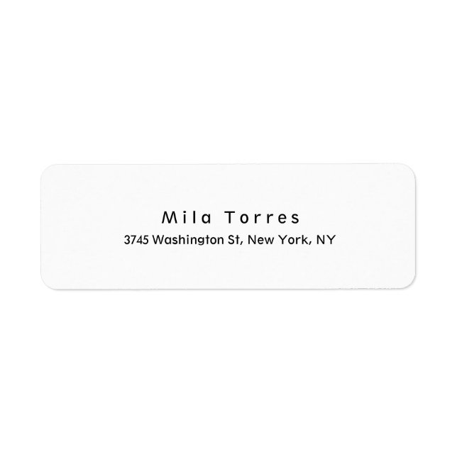 Noir & Blanc unique élégant et moderne (Devant)