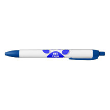 bleu de stylo de technologie de vétérinaire