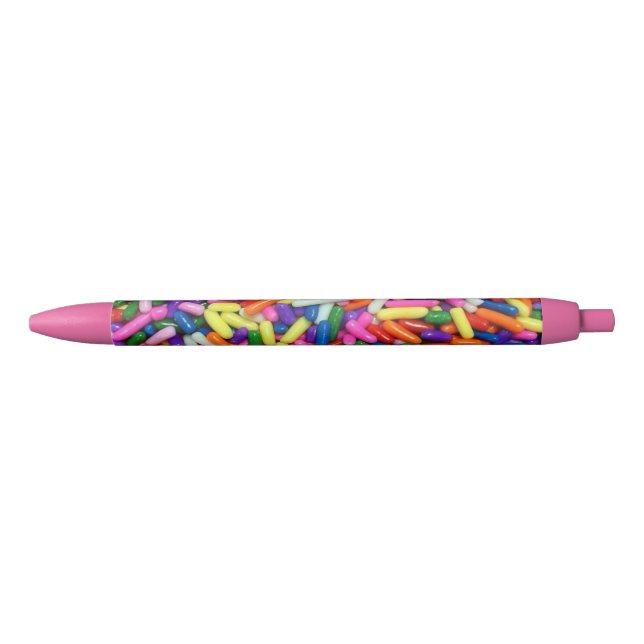 Noir Bonbons colorés arrose le stylo d'encre noire (Devant)