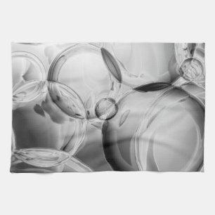 Noir Bubbles Kitchen Towel