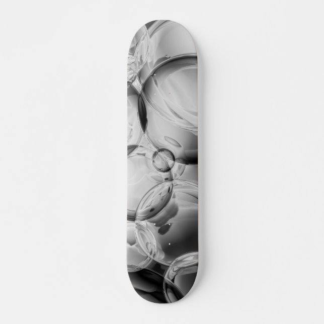 Noir Bubbles Skateboard (Front)